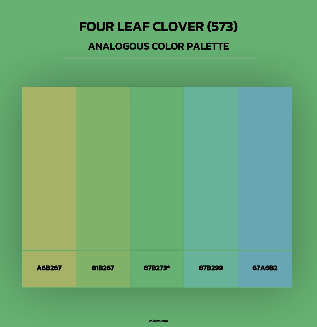 Four Leaf Clover (573) - Analogous Color Palette