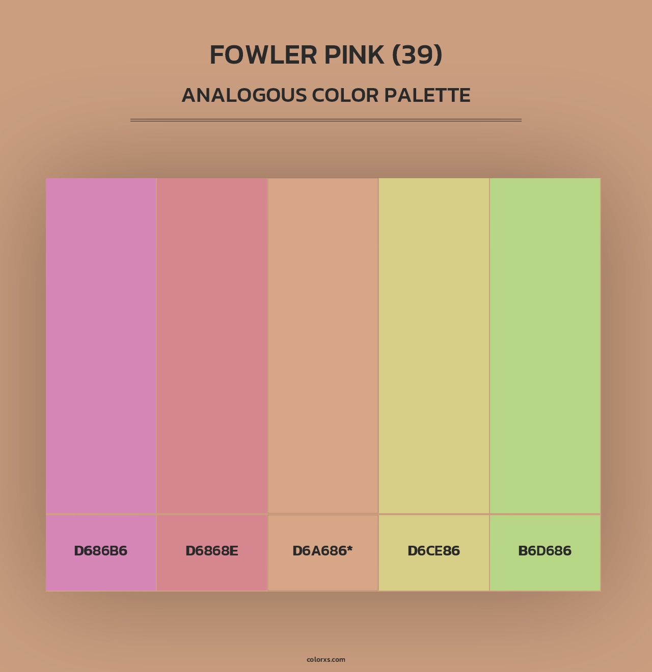 Fowler Pink (39) - Analogous Color Palette