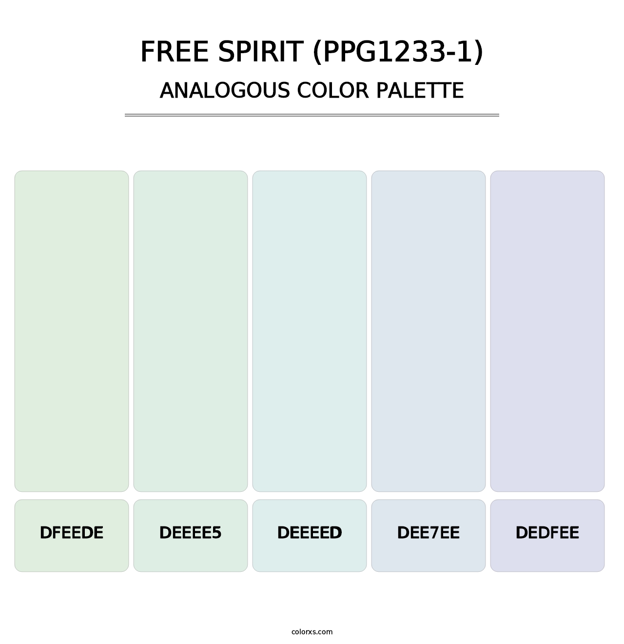 Free Spirit (PPG1233-1) - Analogous Color Palette