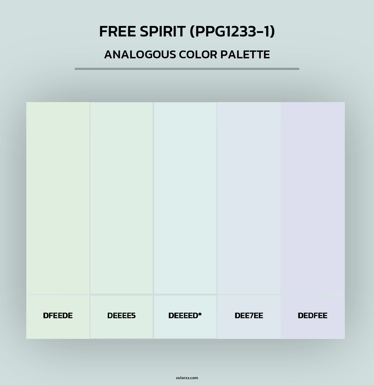 Free Spirit (PPG1233-1) - Analogous Color Palette