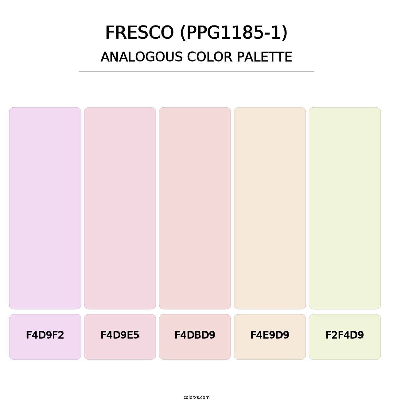 Fresco (PPG1185-1) - Analogous Color Palette