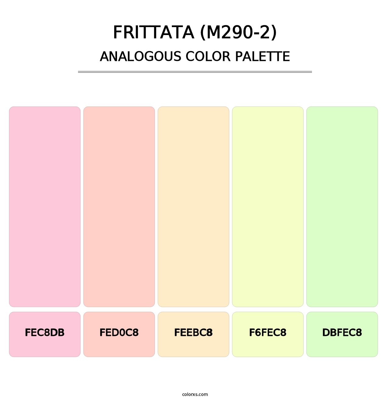Frittata (M290-2) - Analogous Color Palette