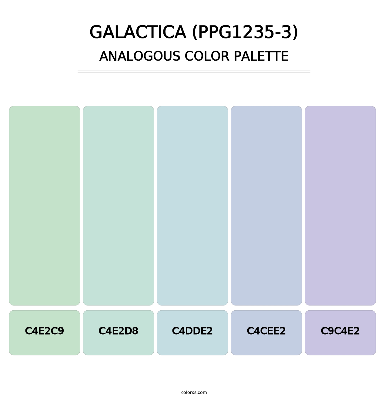 Galactica (PPG1235-3) - Analogous Color Palette
