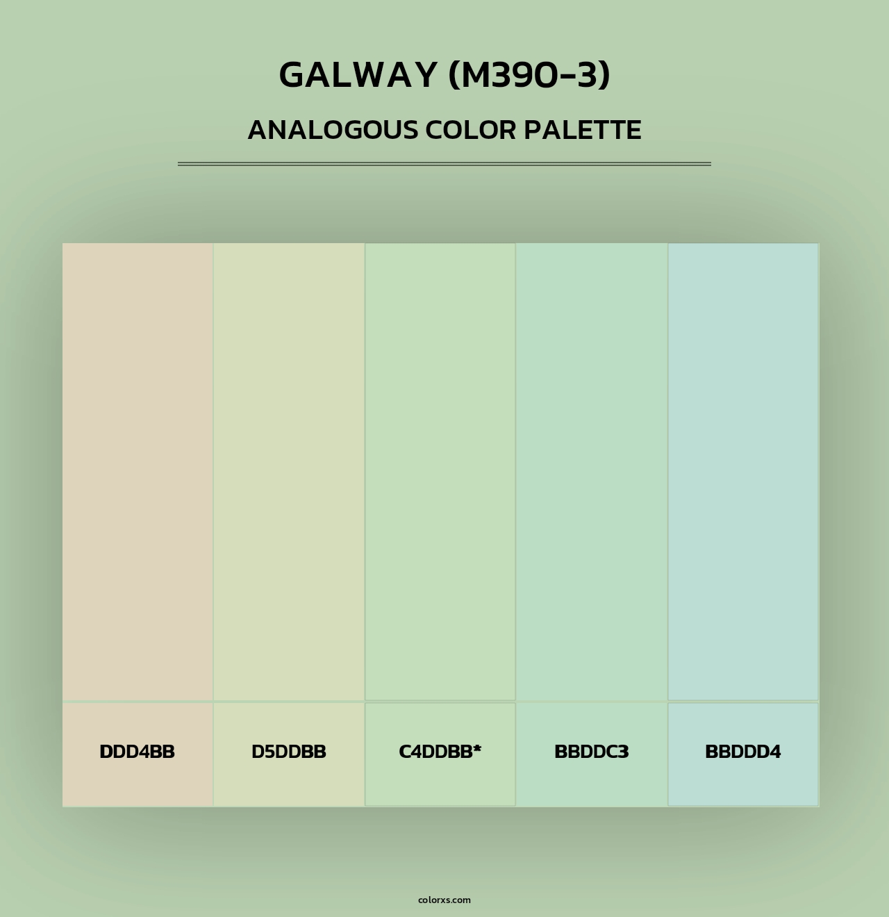 Galway (M390-3) - Analogous Color Palette