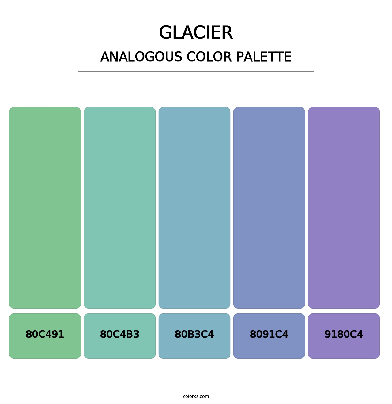 Glacier - Analogous Color Palette