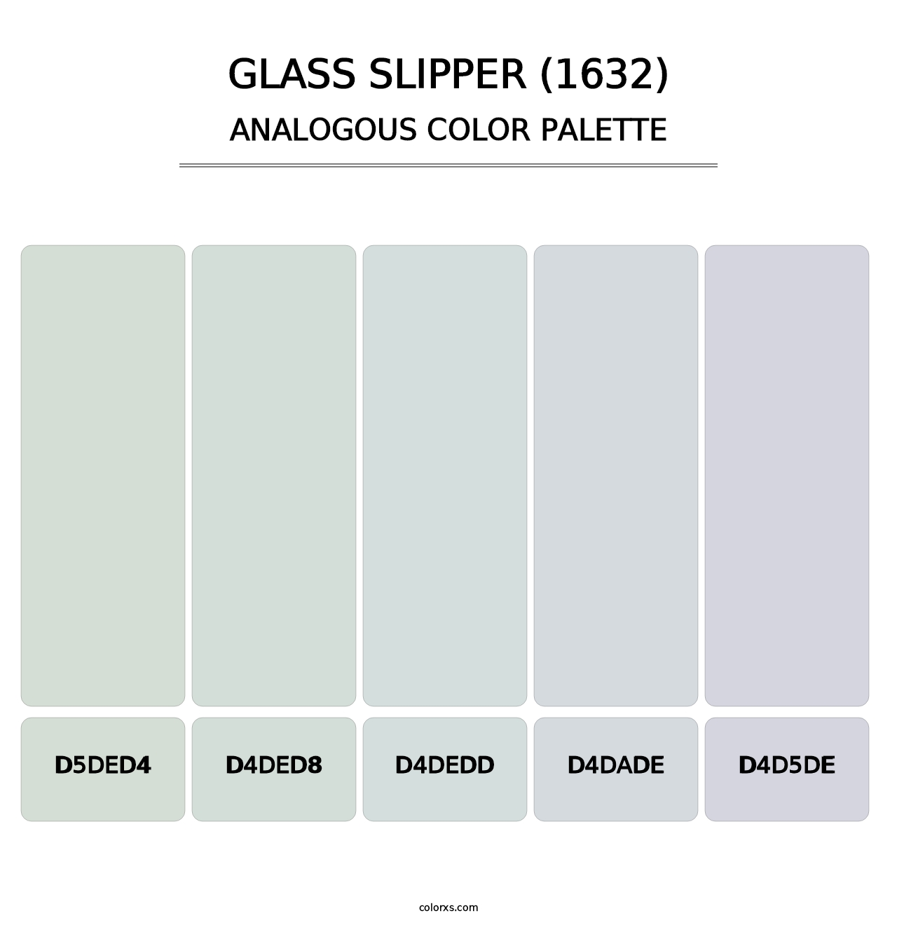 Glass Slipper (1632) - Analogous Color Palette