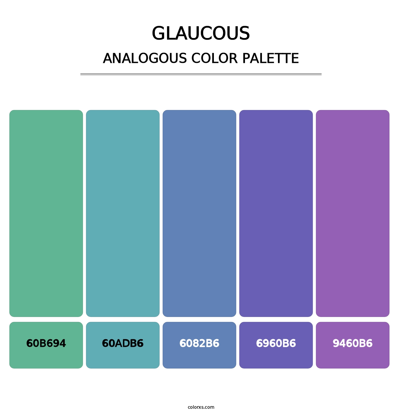 Glaucous - Analogous Color Palette