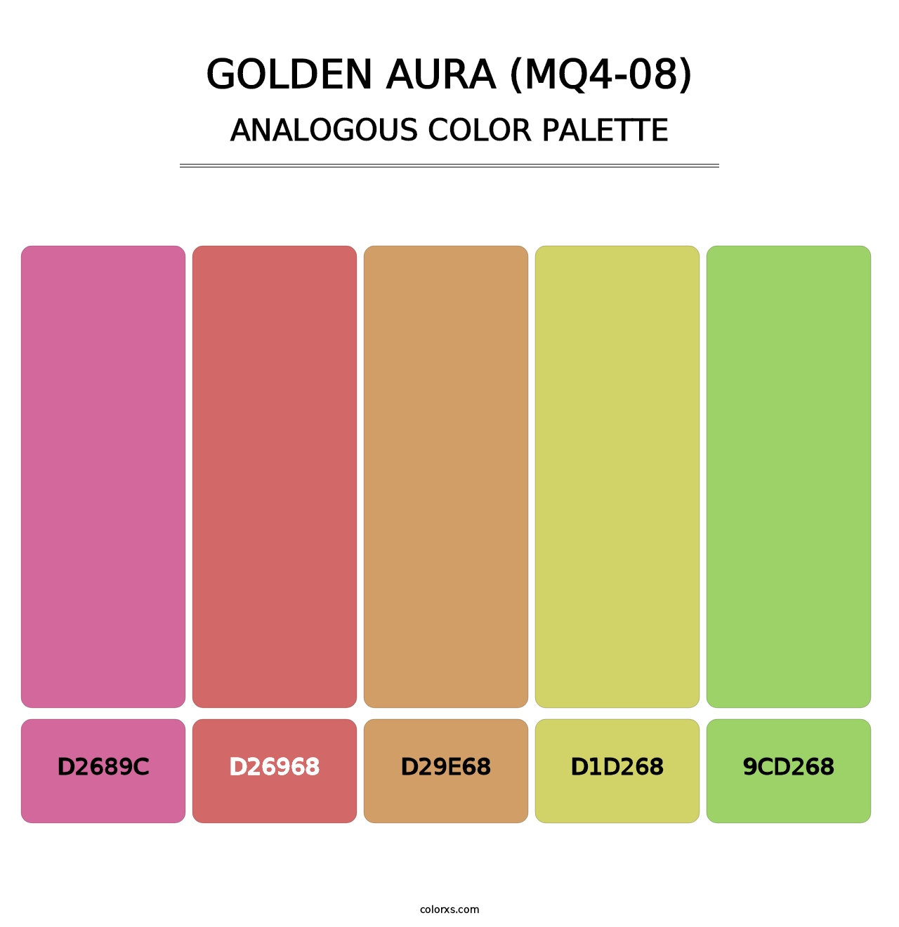 Golden Aura (MQ4-08) - Analogous Color Palette