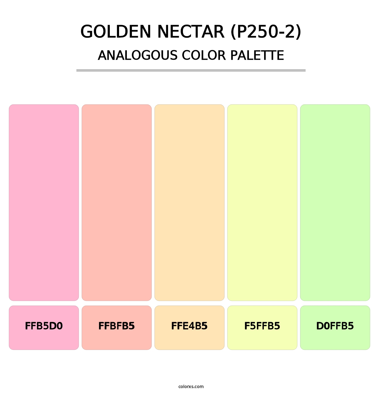 Golden Nectar (P250-2) - Analogous Color Palette