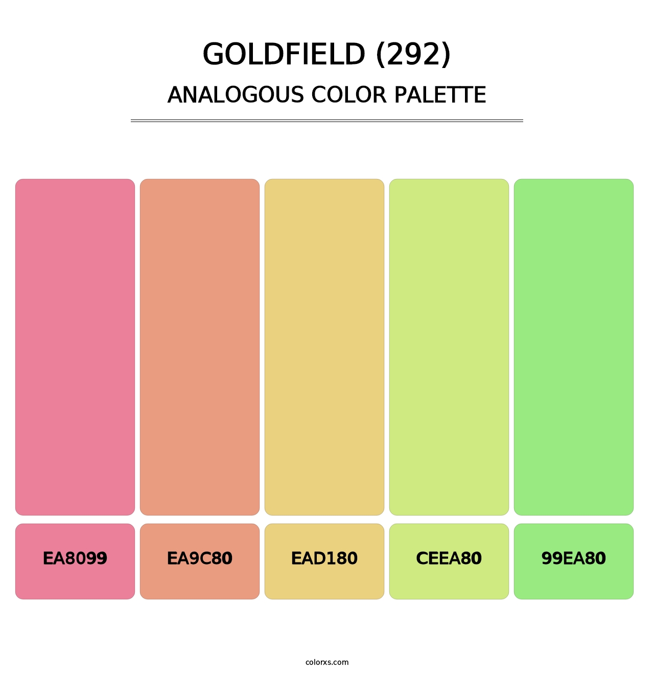 Goldfield (292) - Analogous Color Palette