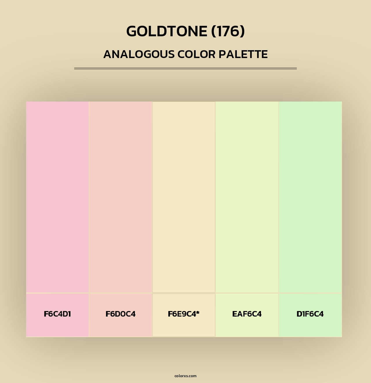 Goldtone (176) - Analogous Color Palette