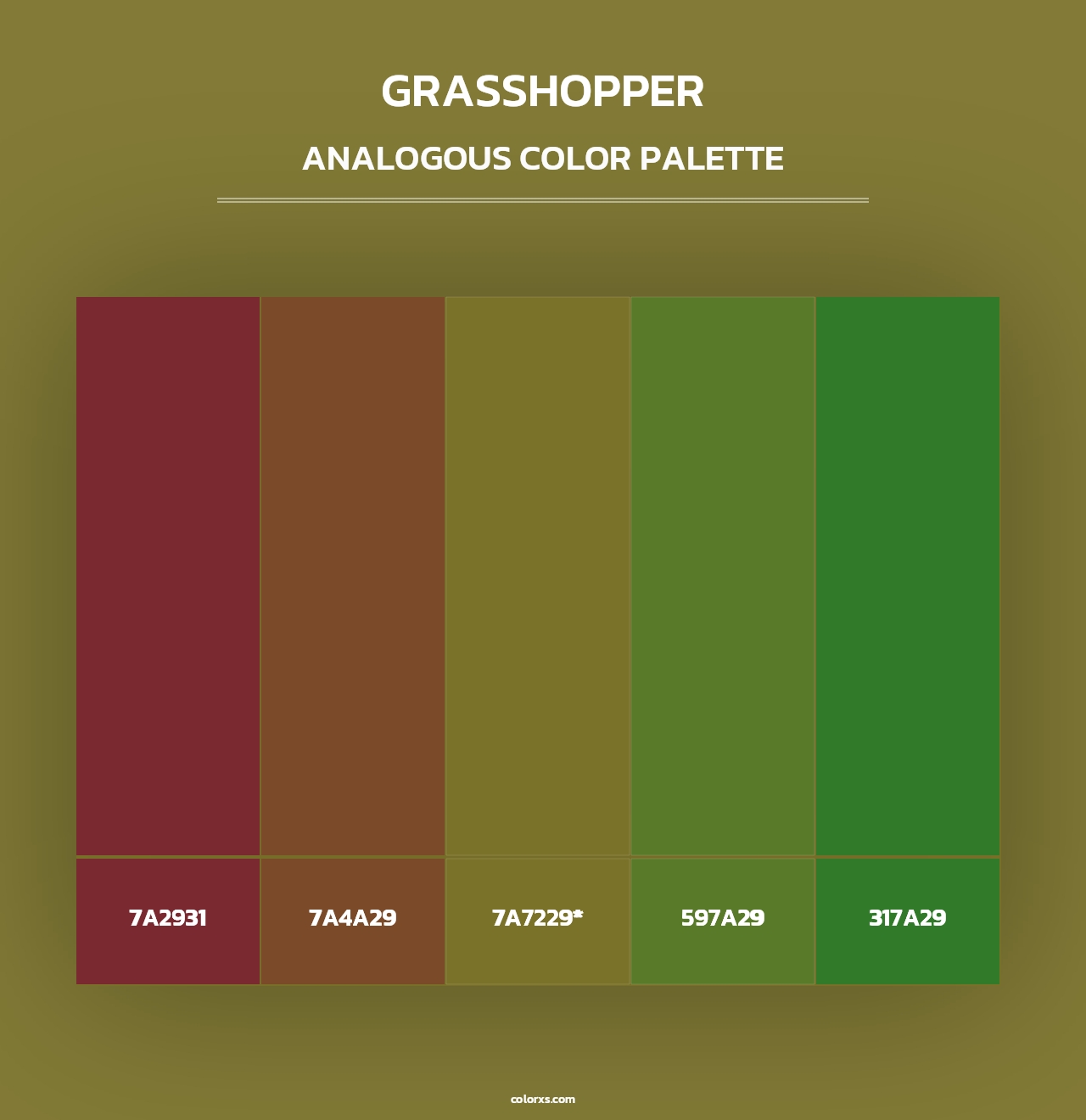 Grasshopper - Analogous Color Palette