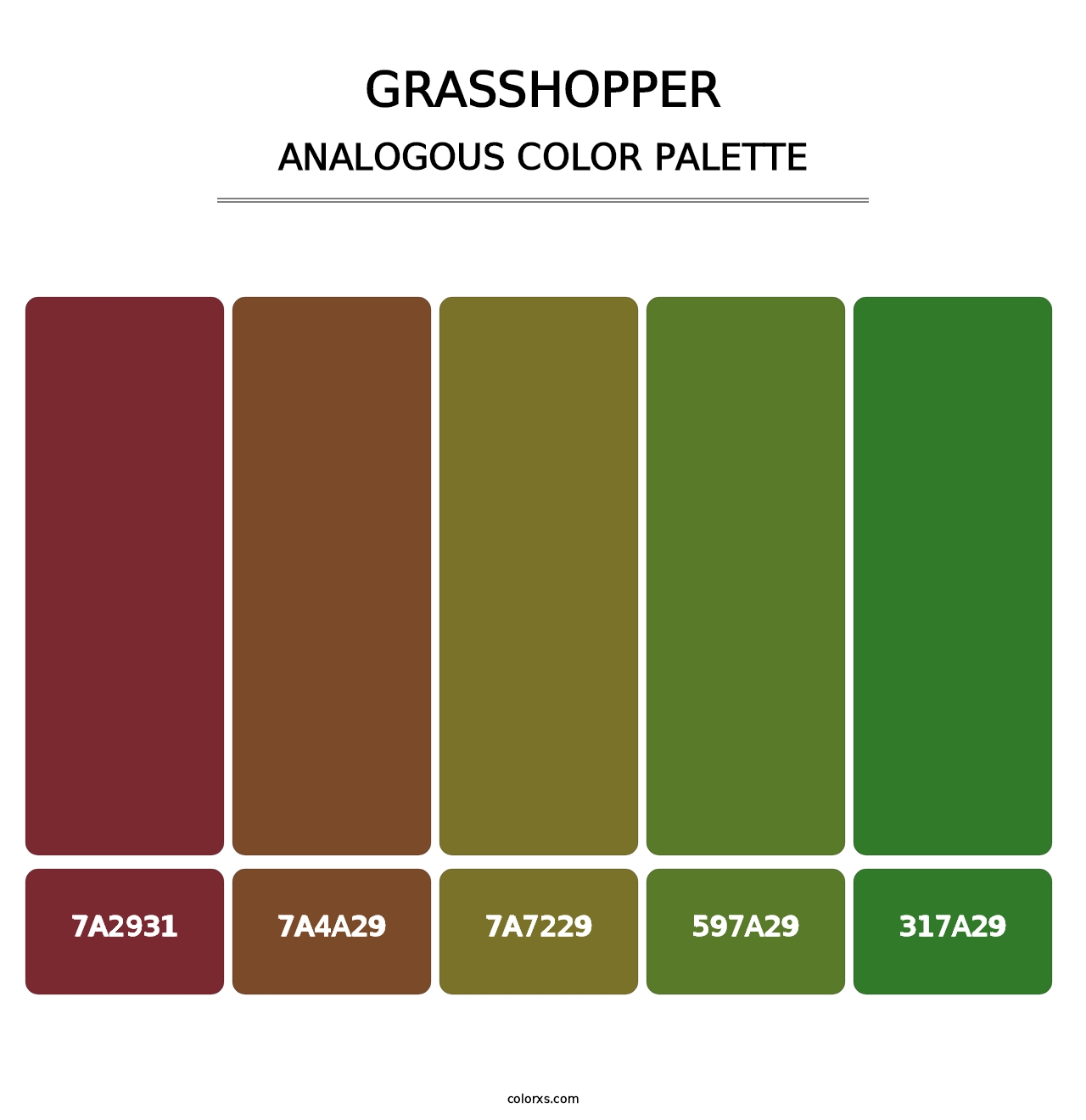 Grasshopper - Analogous Color Palette
