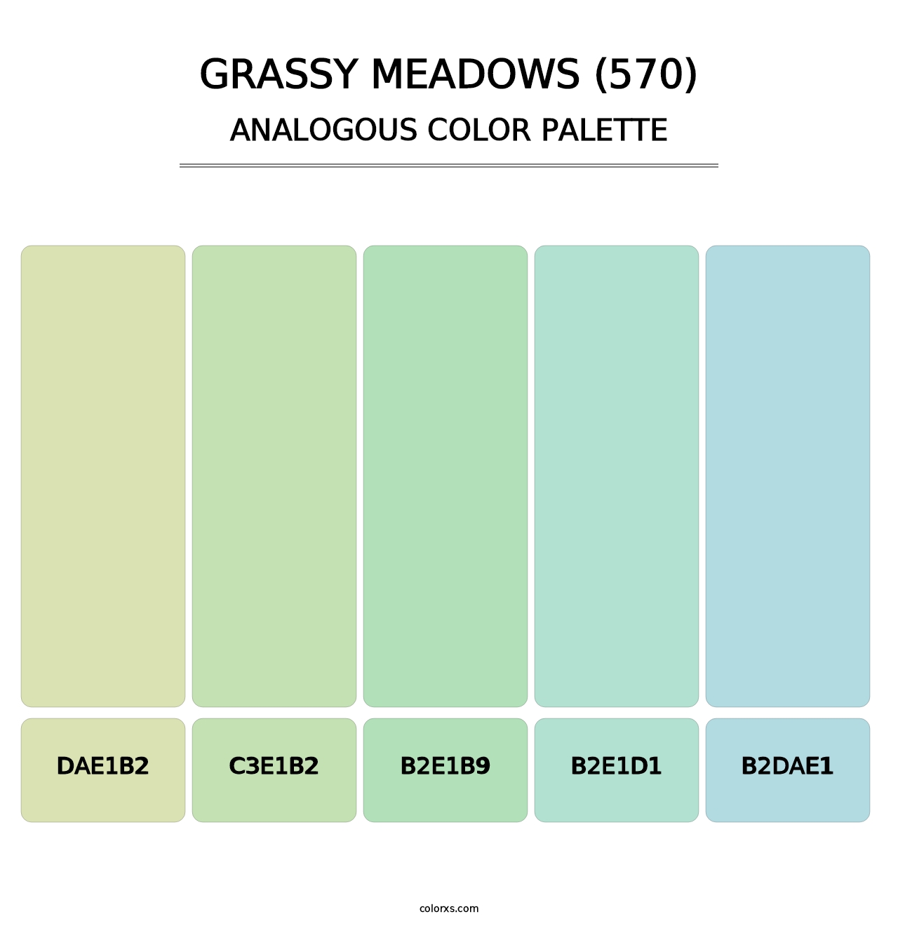 Grassy Meadows (570) - Analogous Color Palette