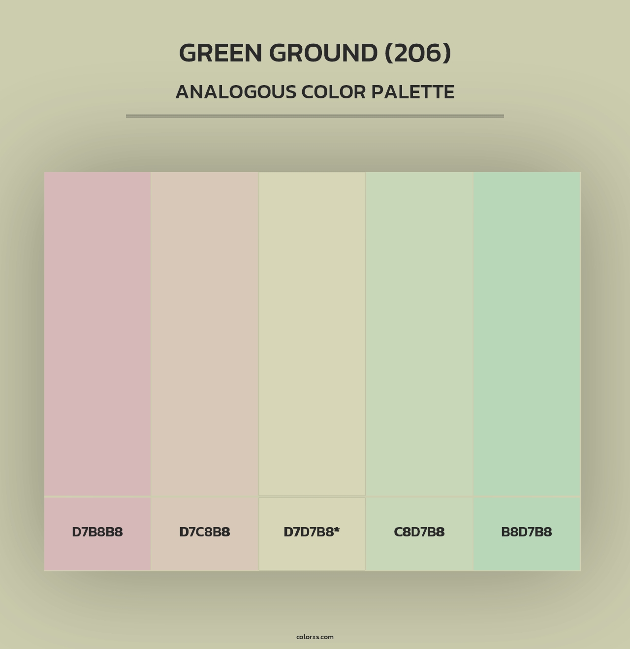 Green Ground (206) - Analogous Color Palette