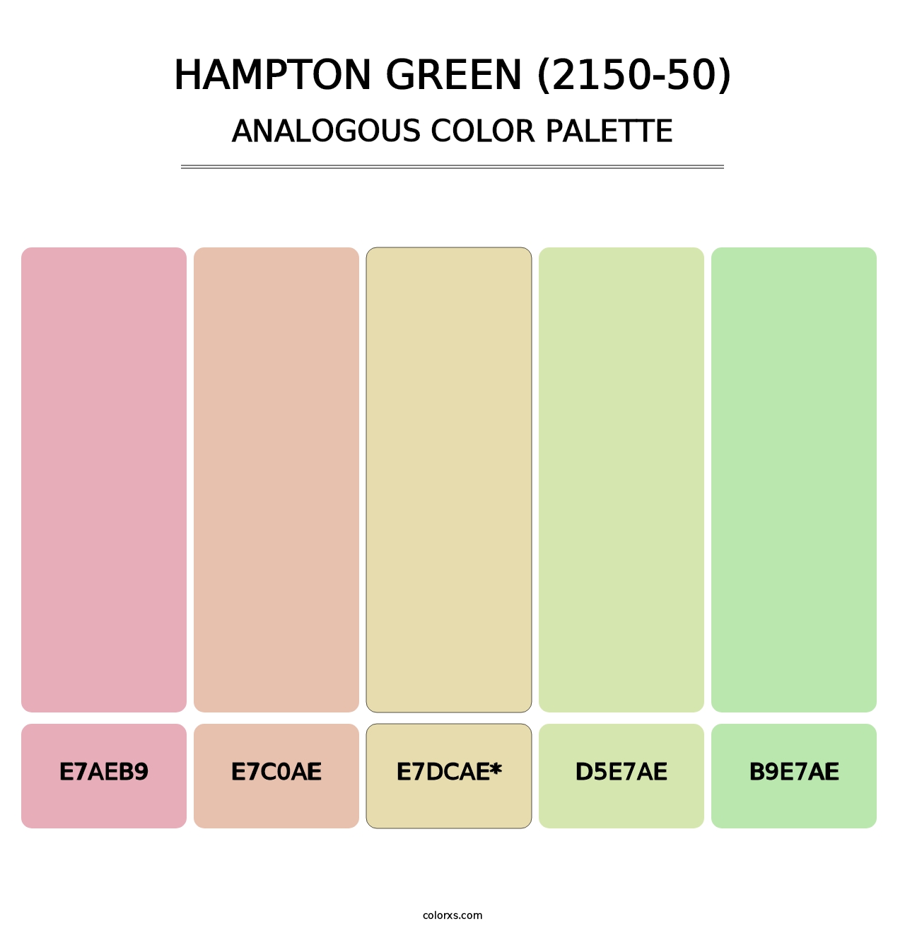 Hampton Green (2150-50) - Analogous Color Palette