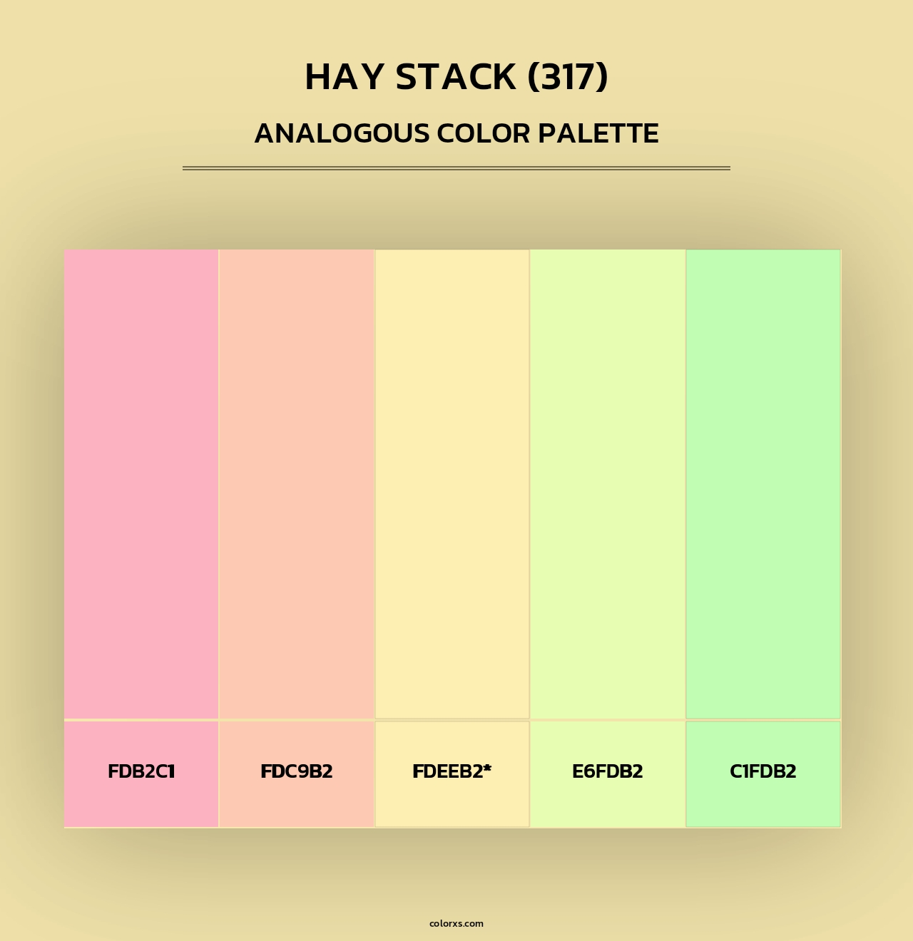 Hay Stack (317) - Analogous Color Palette