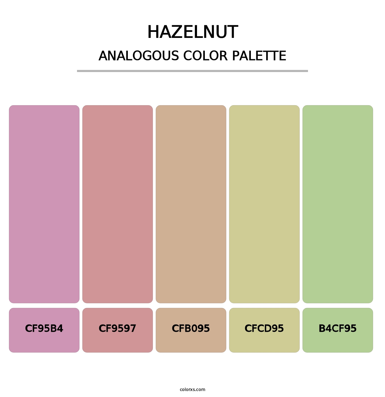 Hazelnut - Analogous Color Palette