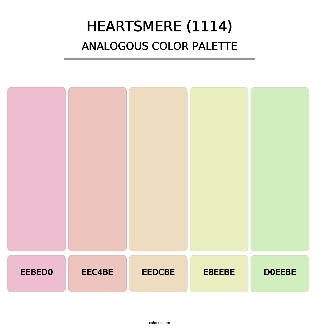 Heartsmere (1114) - Analogous Color Palette