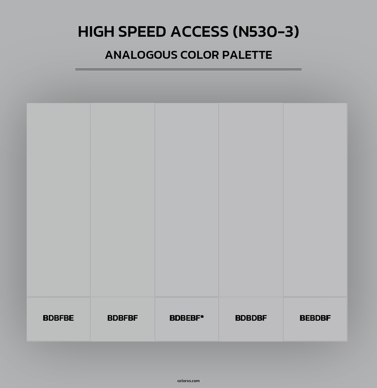 High Speed Access (N530-3) - Analogous Color Palette