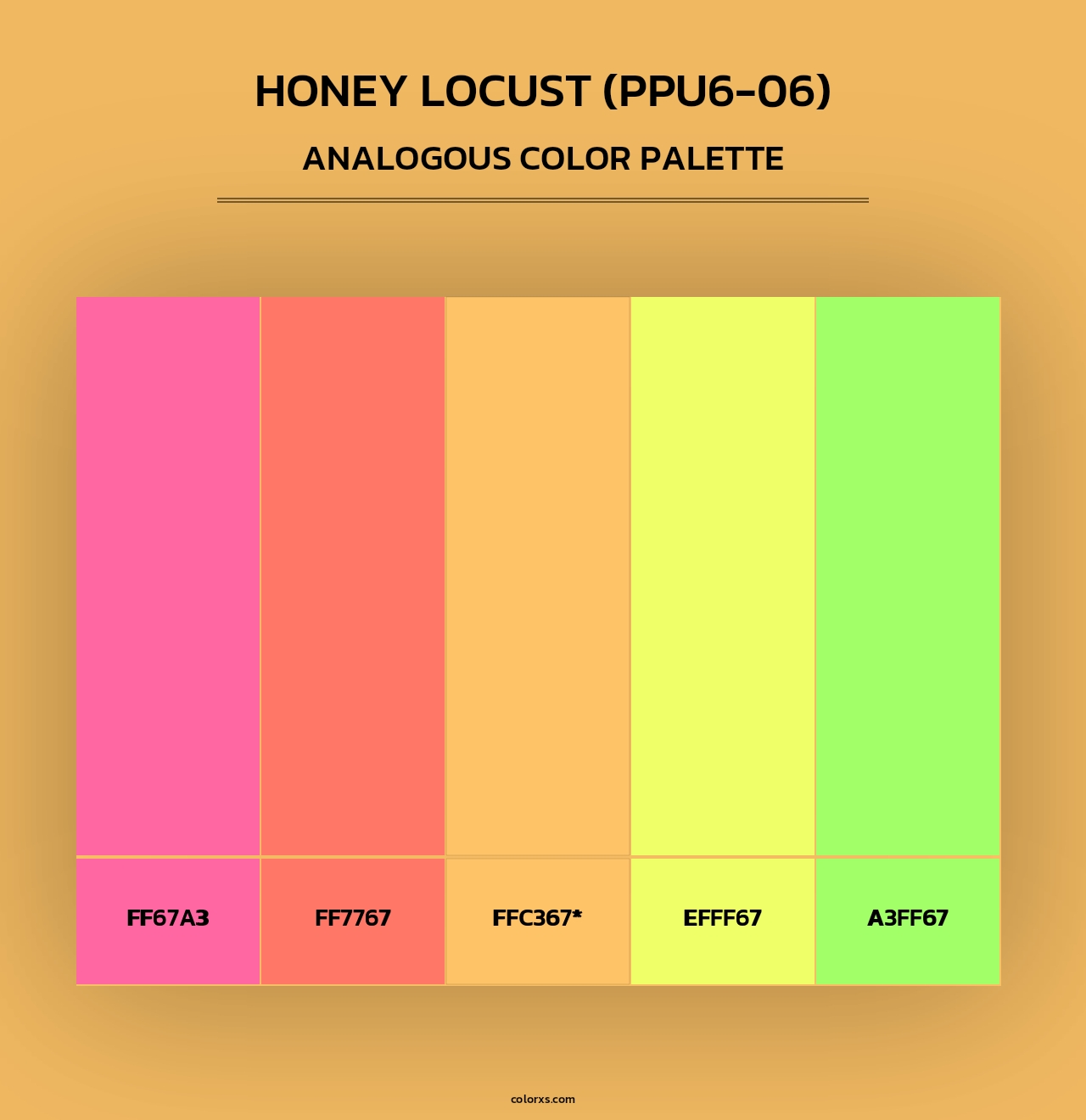 Honey Locust (PPU6-06) - Analogous Color Palette