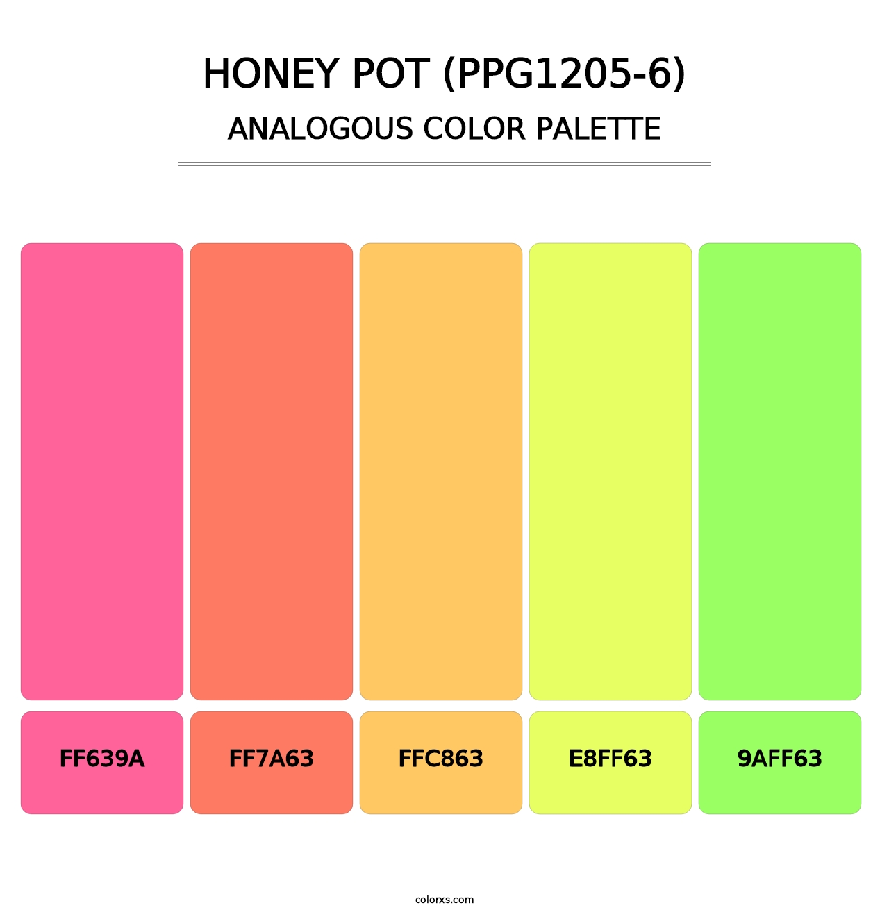 Honey Pot (PPG1205-6) - Analogous Color Palette