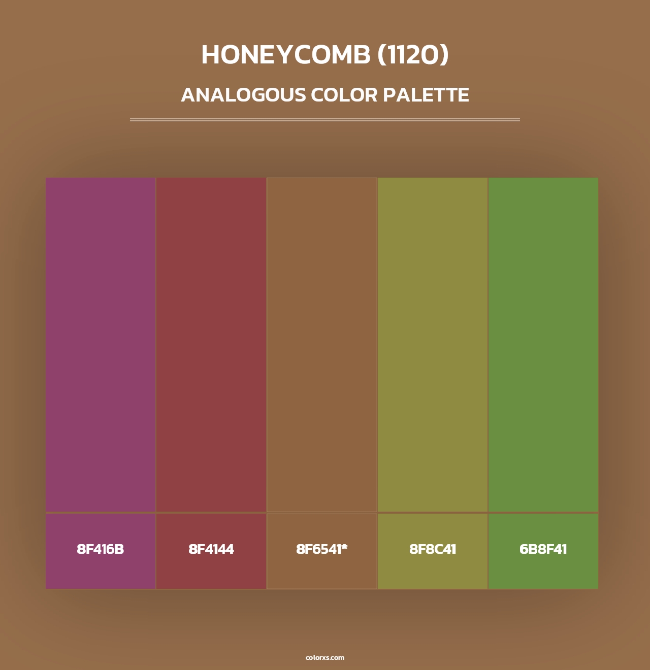 Honeycomb (1120) - Analogous Color Palette