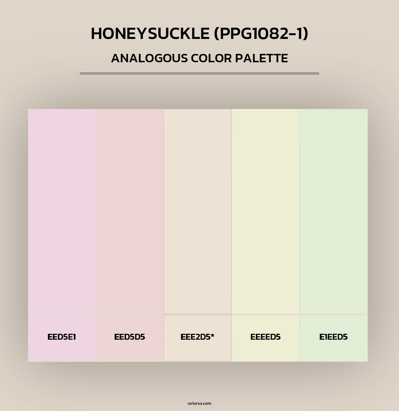 Honeysuckle (PPG1082-1) - Analogous Color Palette