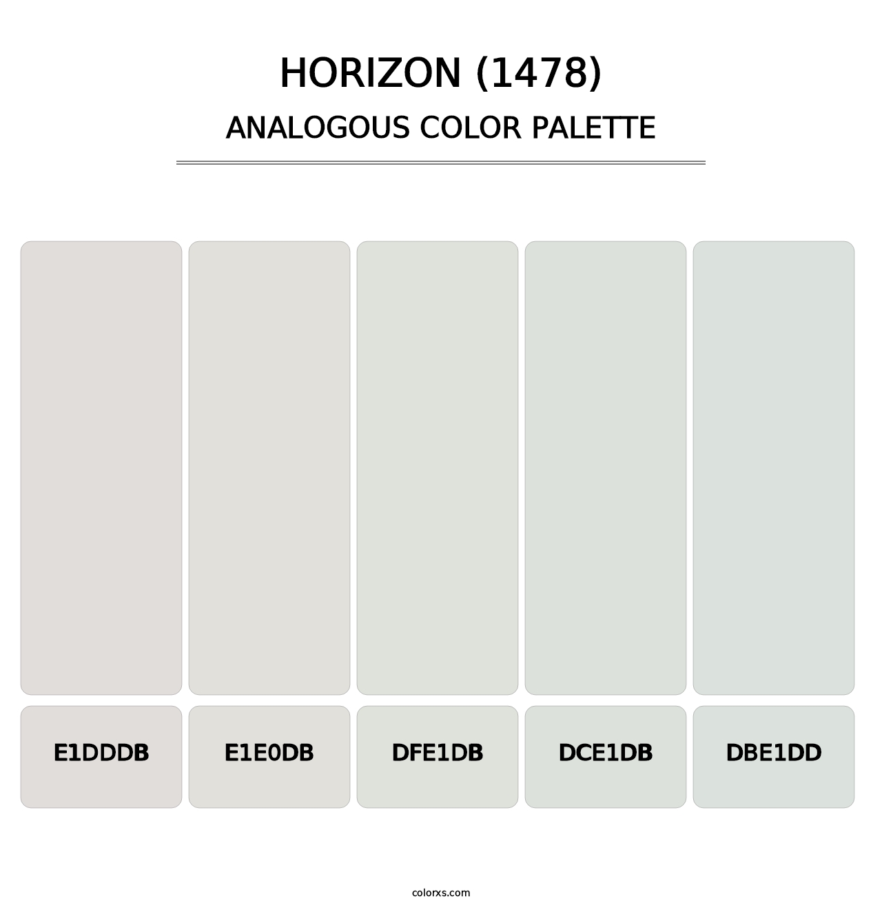 Horizon (1478) - Analogous Color Palette