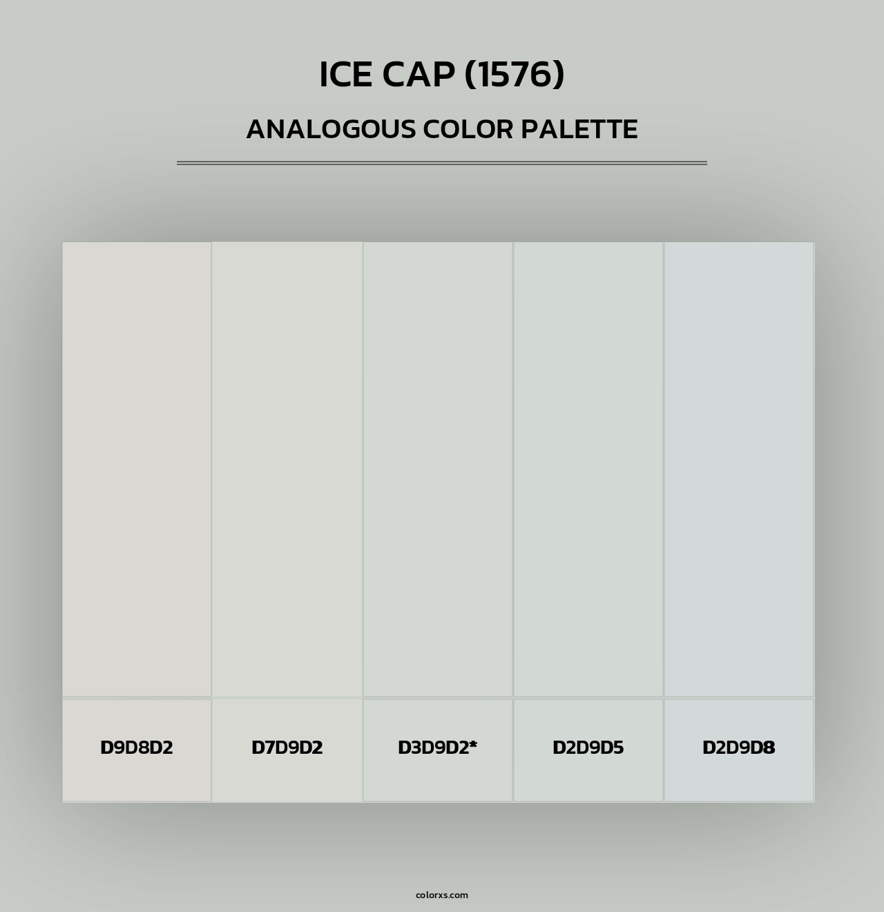 Ice Cap (1576) - Analogous Color Palette