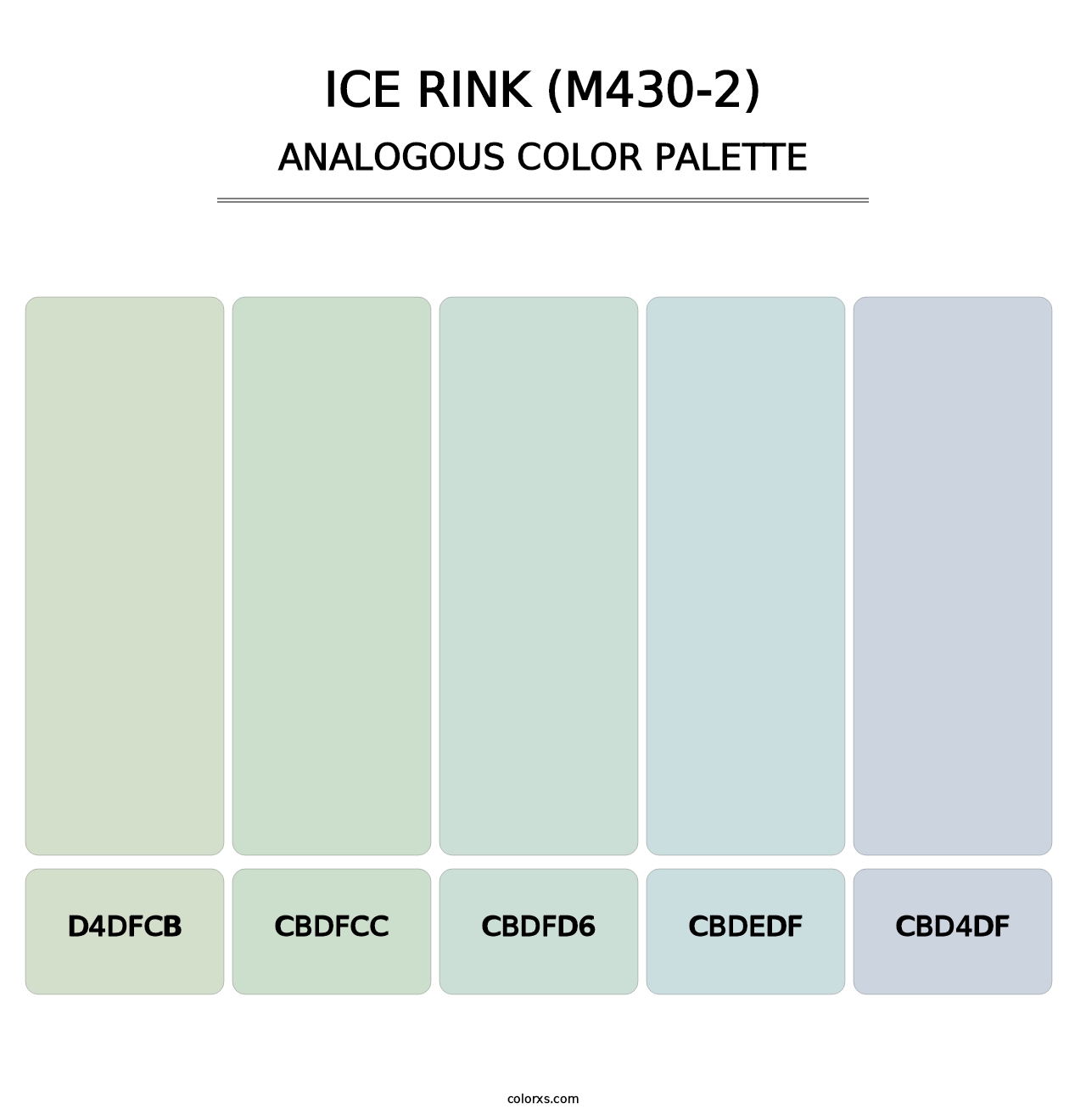 Ice Rink (M430-2) - Analogous Color Palette
