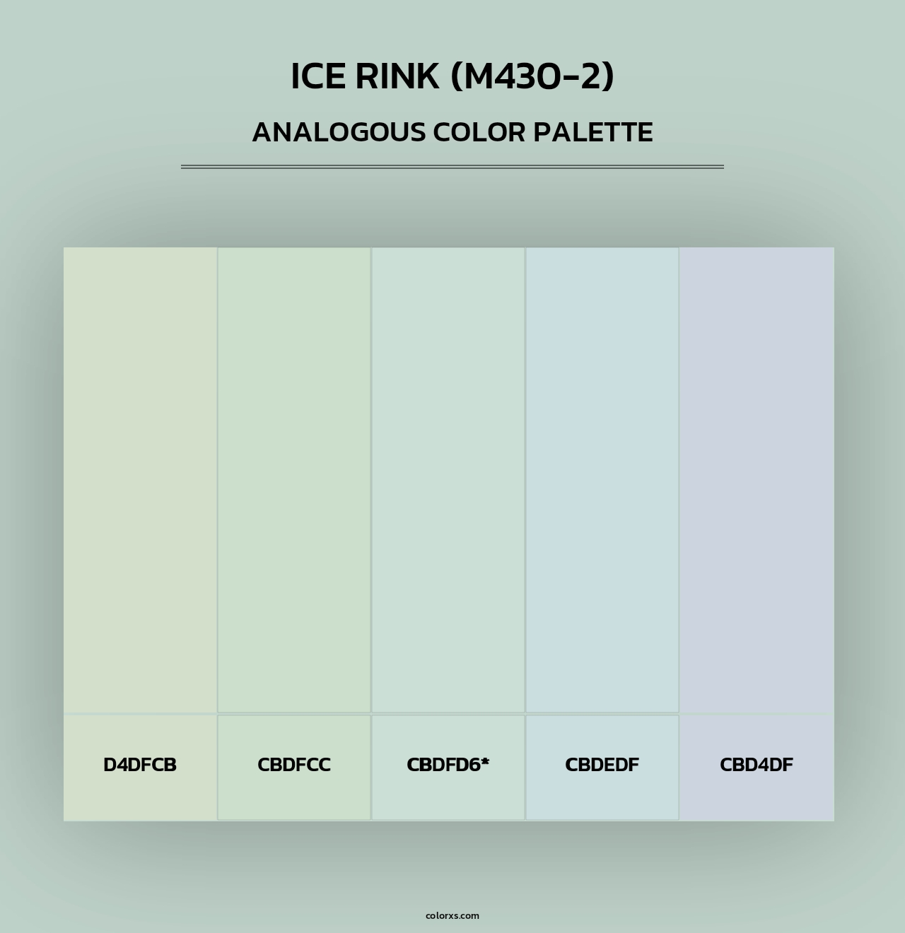 Ice Rink (M430-2) - Analogous Color Palette