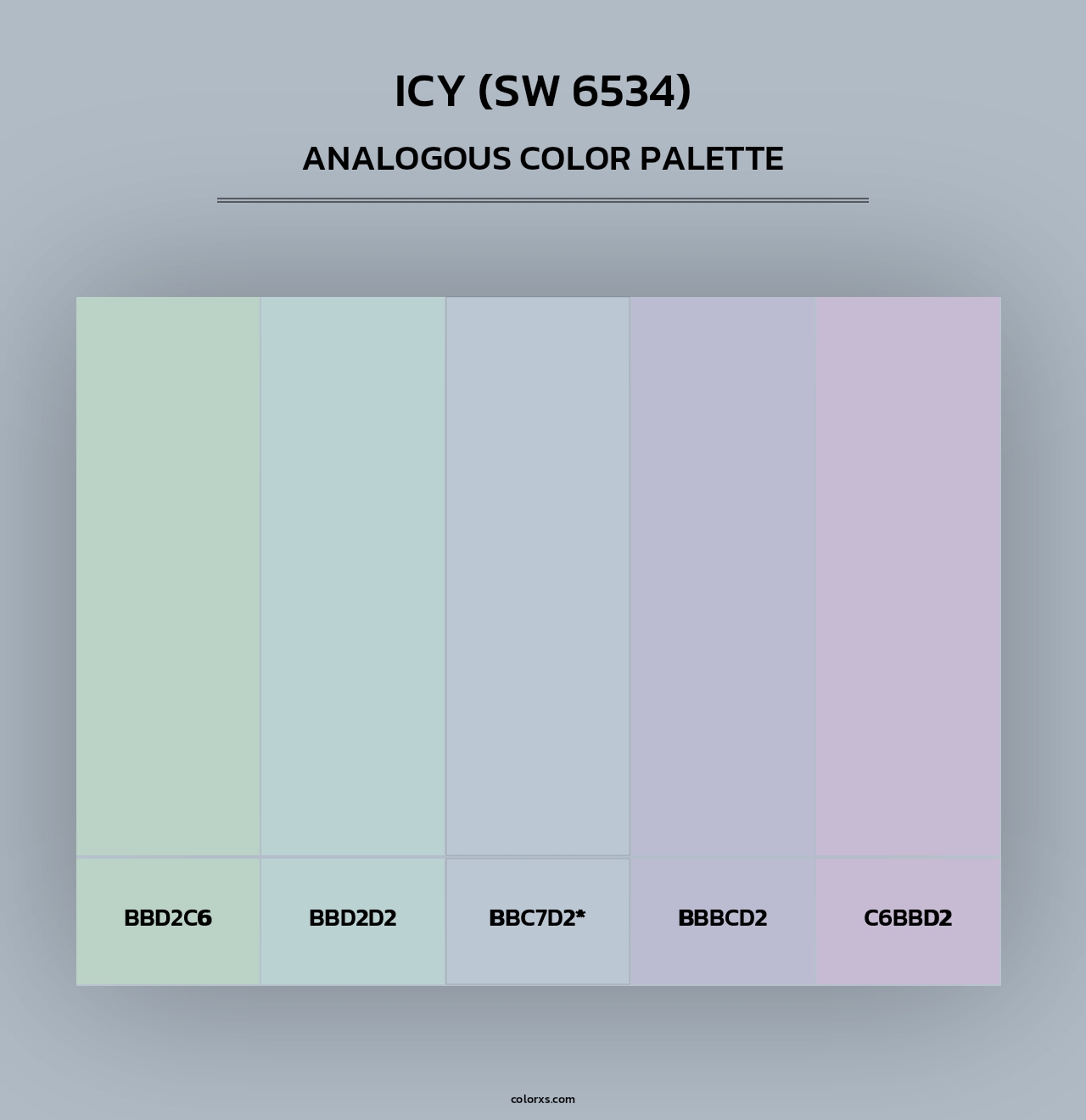 Icy (SW 6534) - Analogous Color Palette