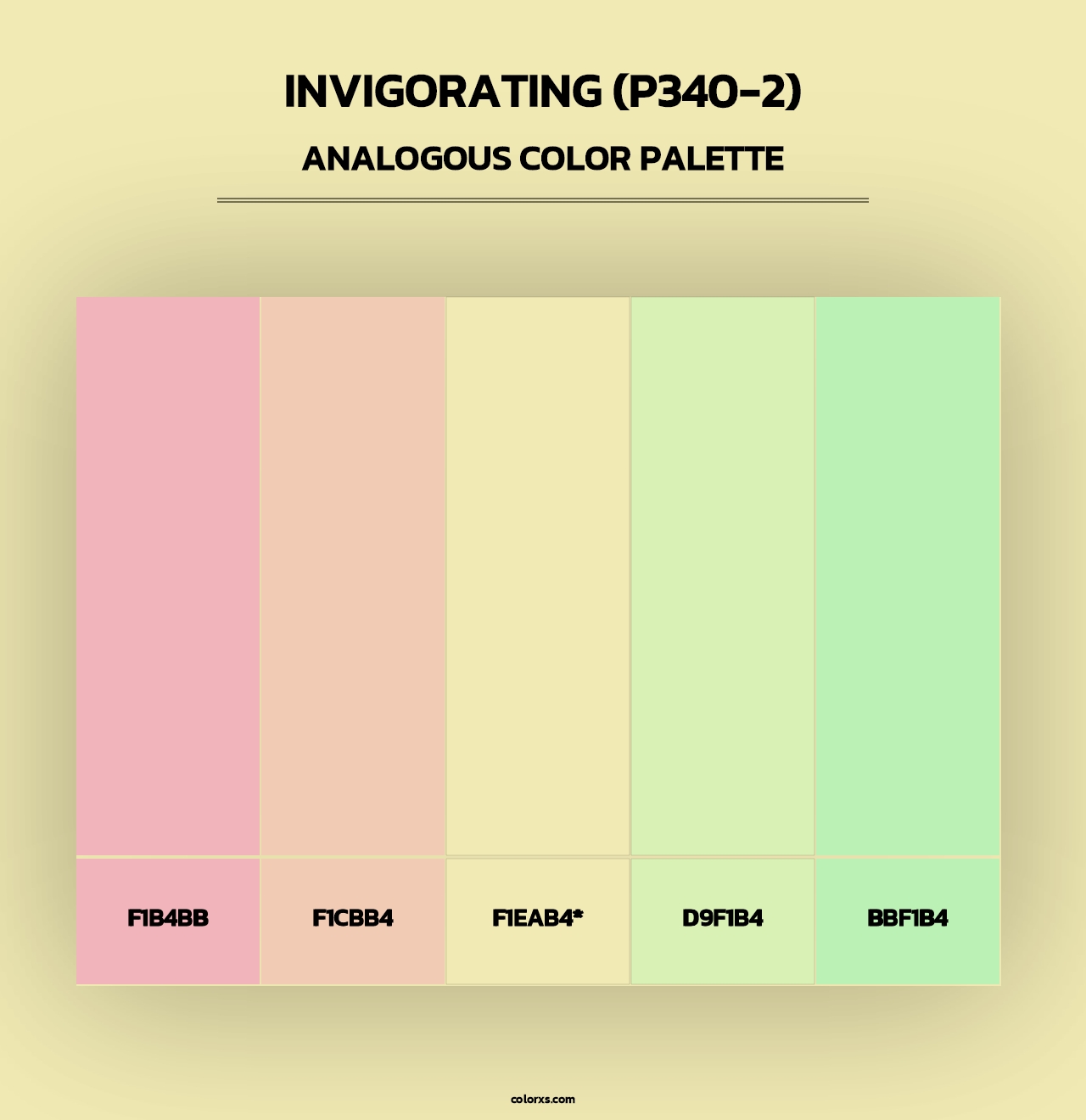 Invigorating (P340-2) - Analogous Color Palette