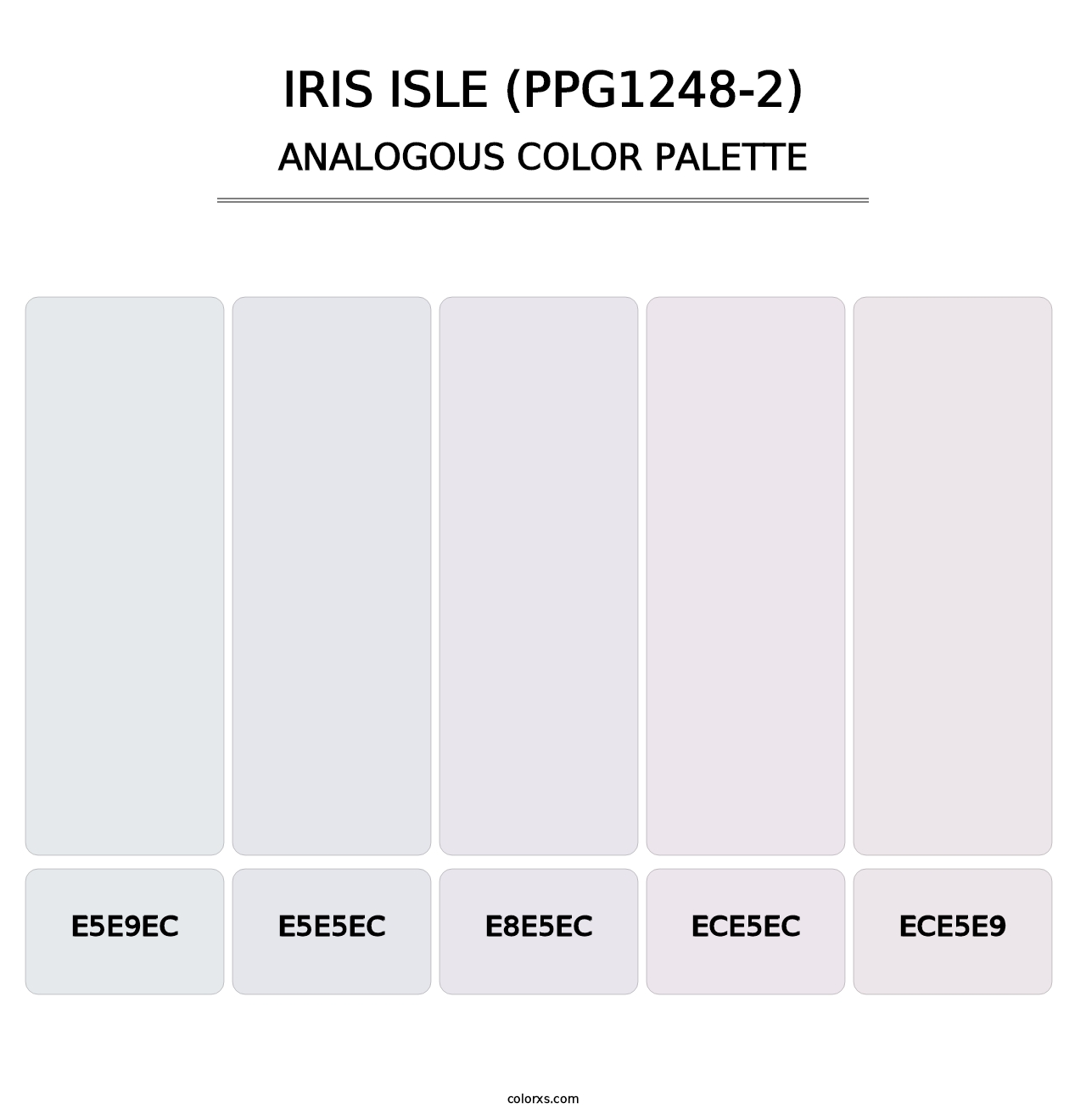 Iris Isle (PPG1248-2) - Analogous Color Palette