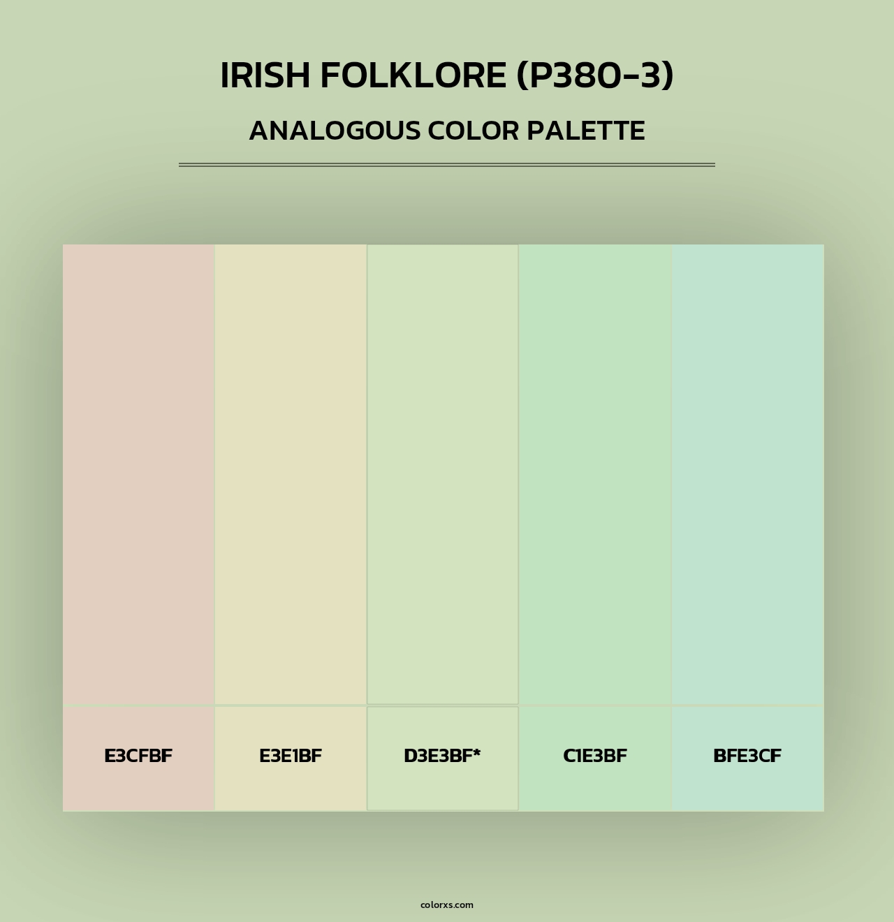 Irish Folklore (P380-3) - Analogous Color Palette