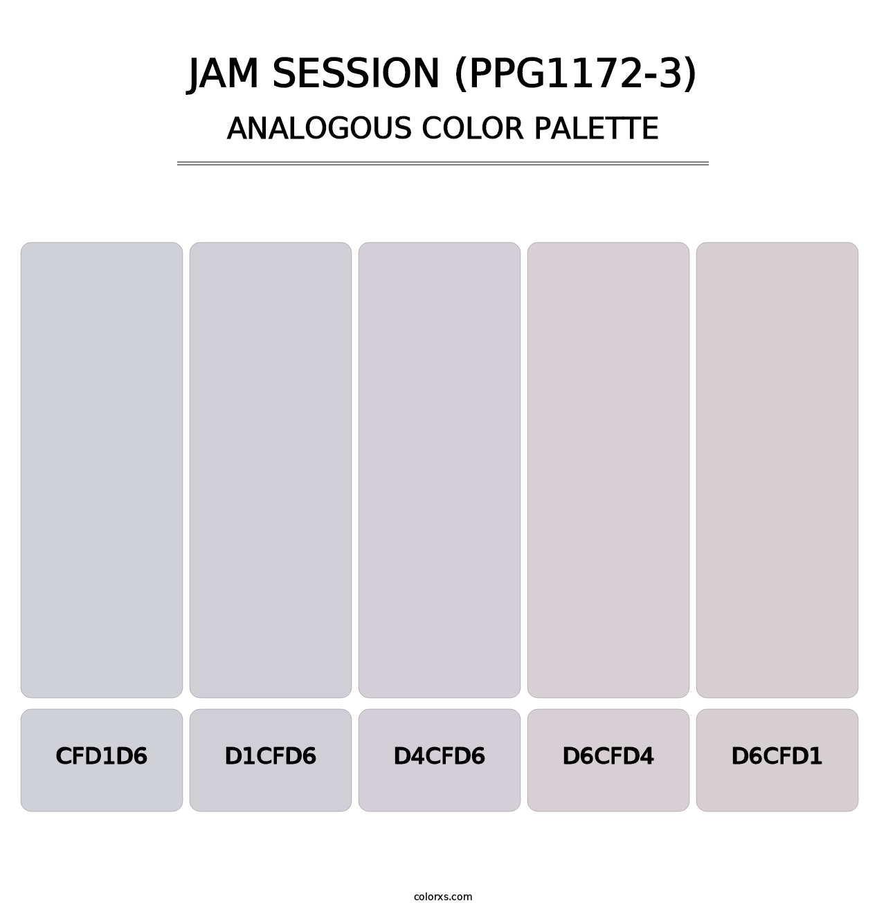 Jam Session (PPG1172-3) - Analogous Color Palette