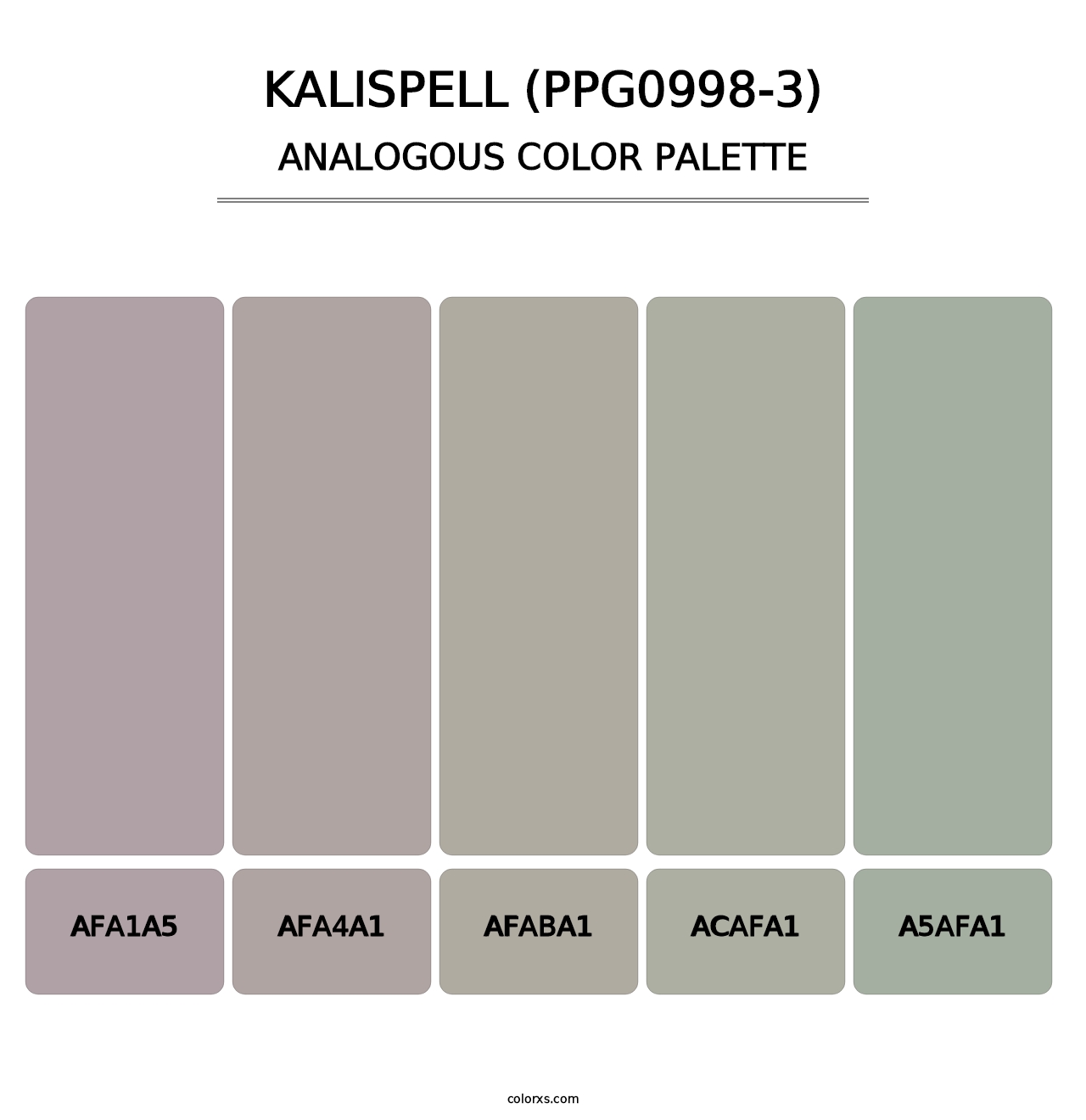 Kalispell (PPG0998-3) - Analogous Color Palette