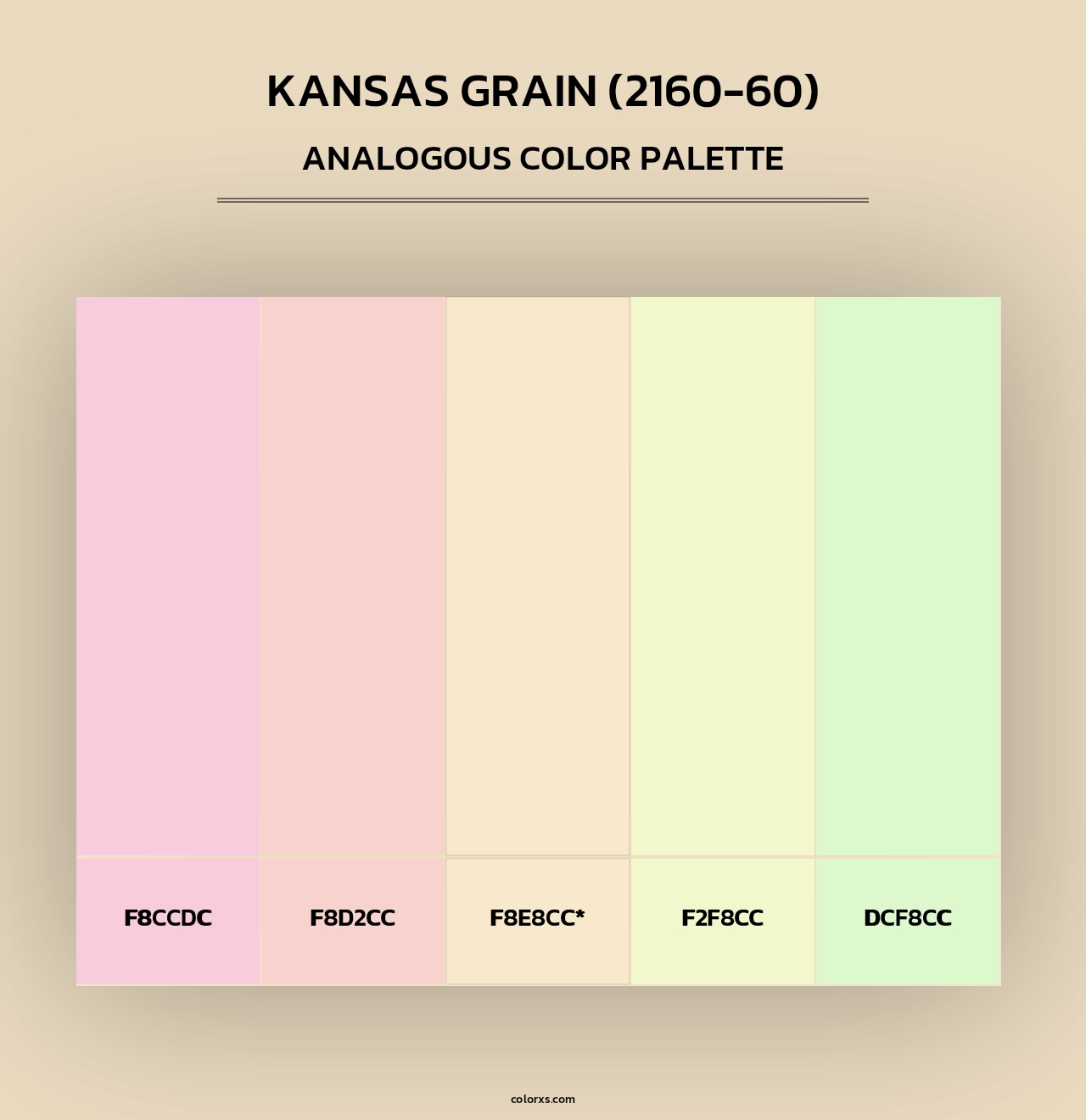 Kansas Grain (2160-60) - Analogous Color Palette