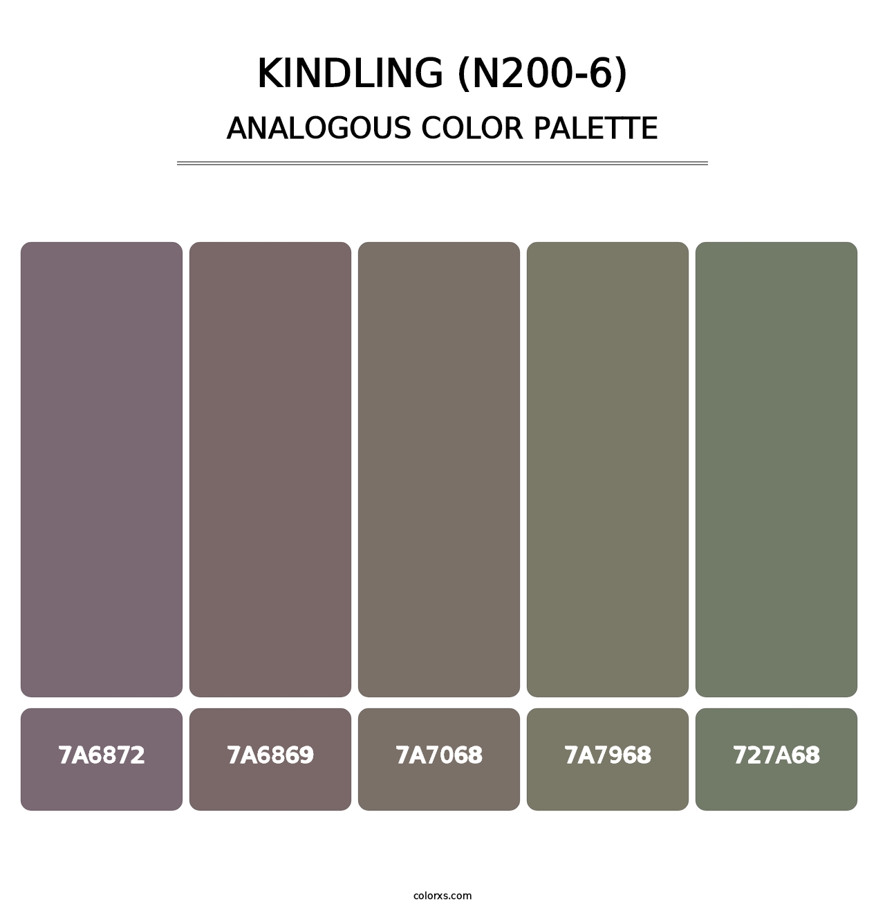 Kindling (N200-6) - Analogous Color Palette
