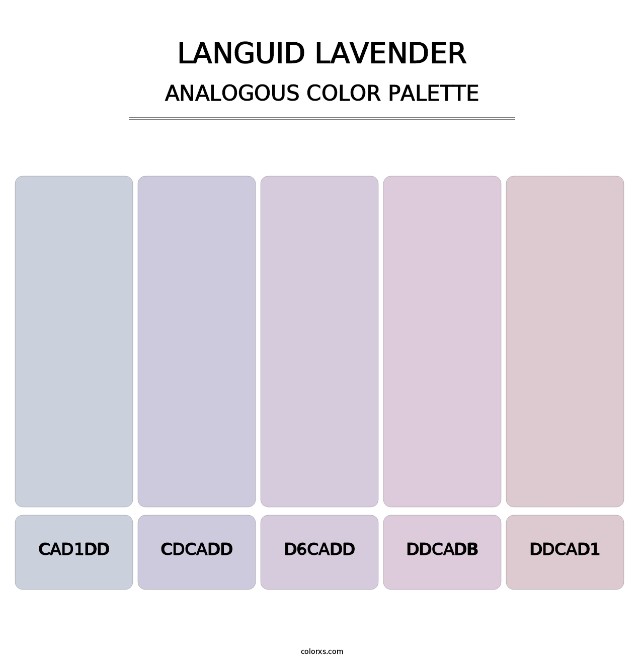 Languid Lavender - Analogous Color Palette