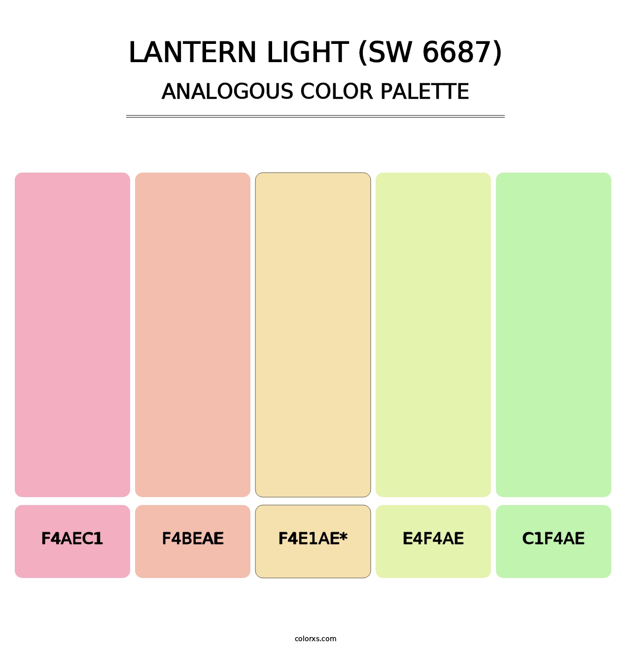 Lantern Light (SW 6687) - Analogous Color Palette