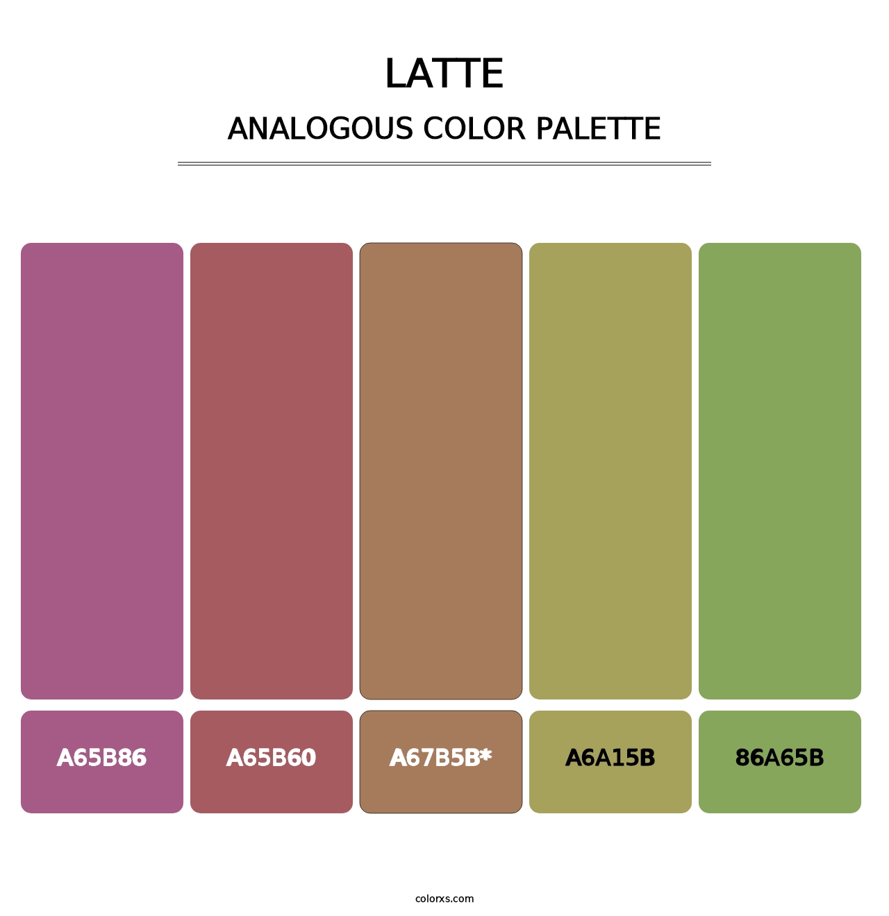 Latte - Analogous Color Palette