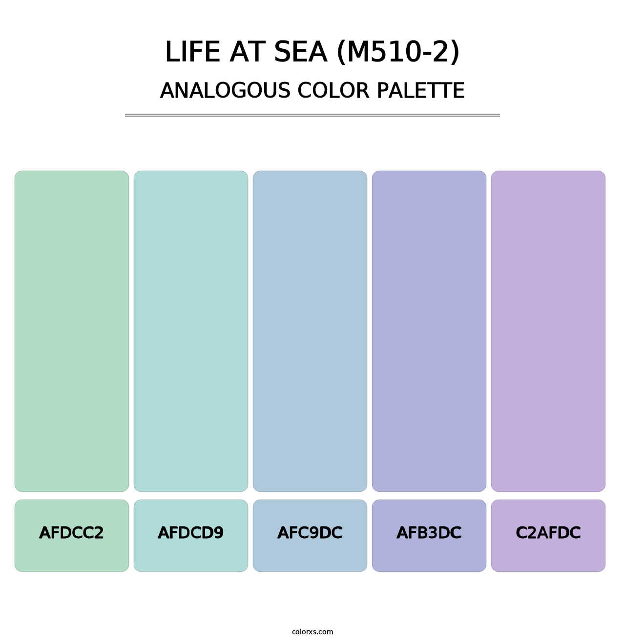 Life At Sea (M510-2) - Analogous Color Palette