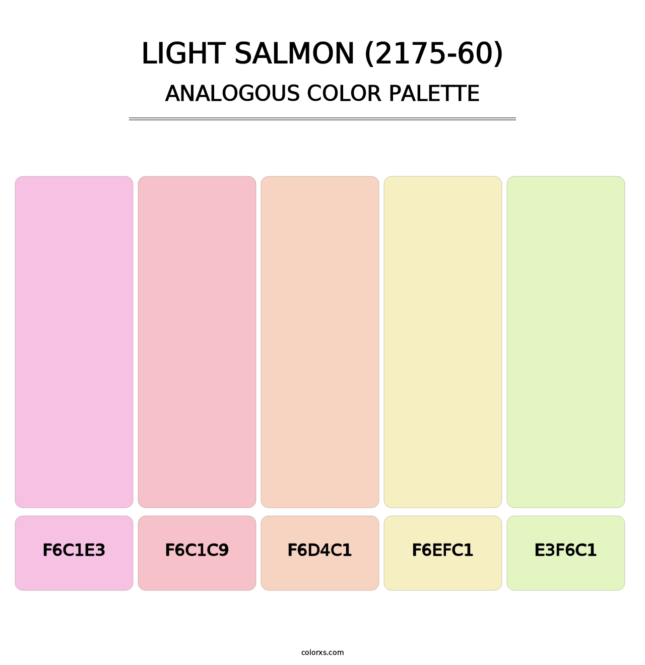 Light Salmon (2175-60) - Analogous Color Palette