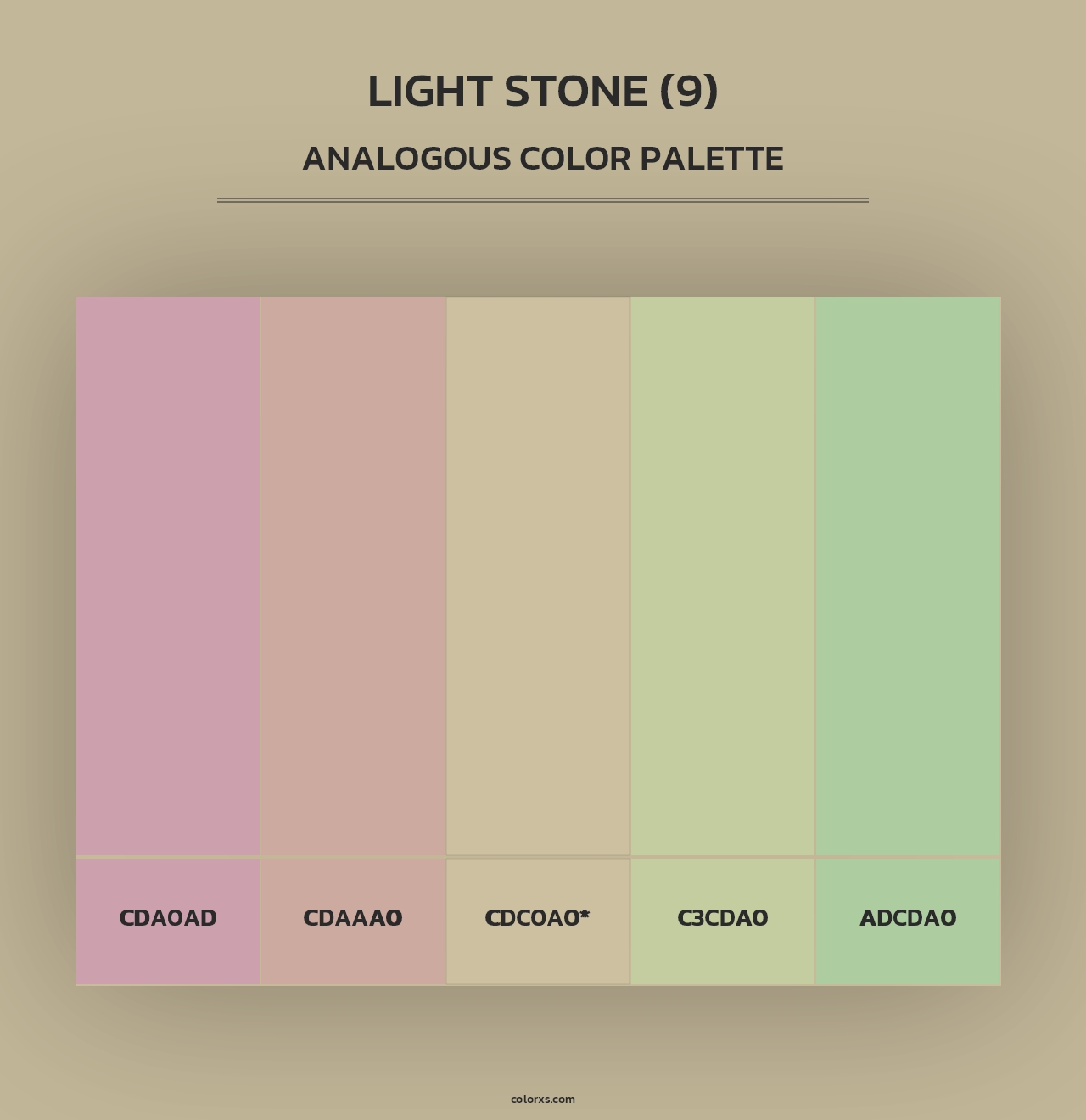 Light Stone (9) - Analogous Color Palette