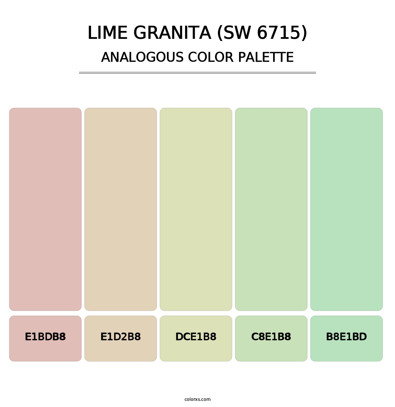Lime Granita (SW 6715) - Analogous Color Palette