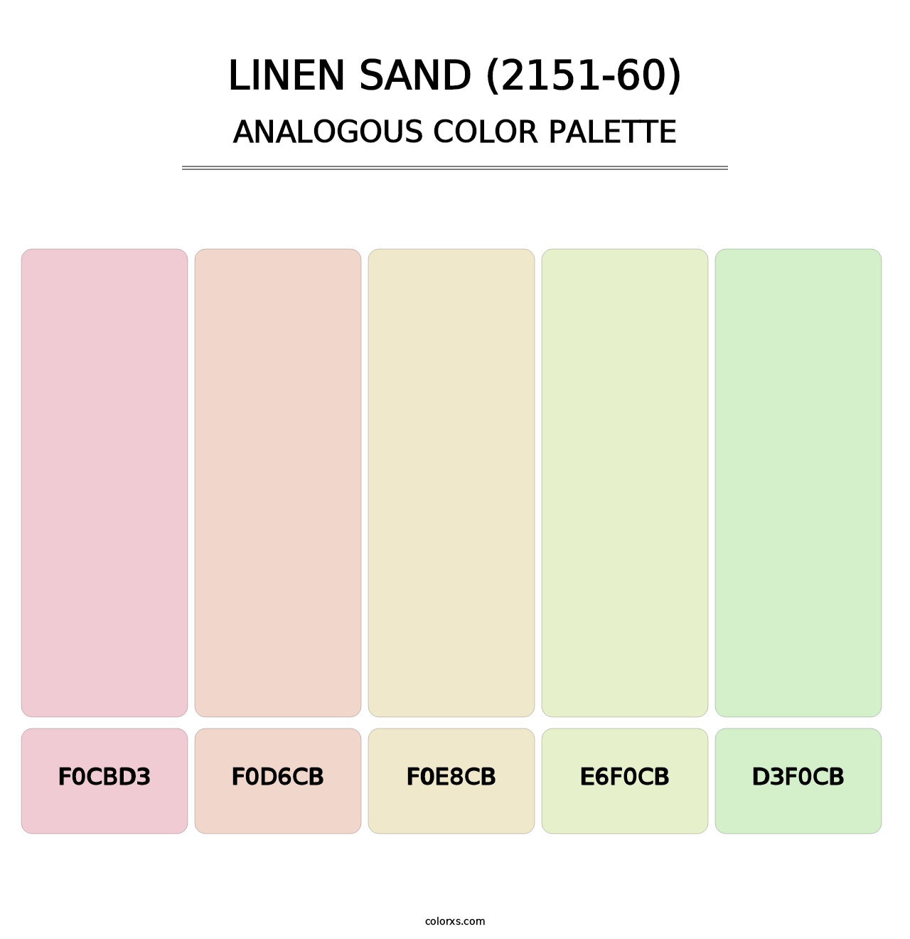 Linen Sand (2151-60) - Analogous Color Palette