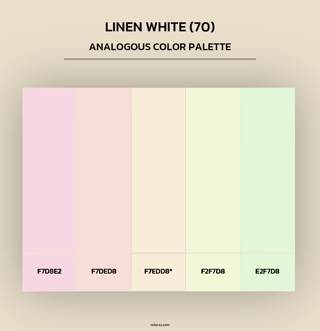 Linen White (70) - Analogous Color Palette