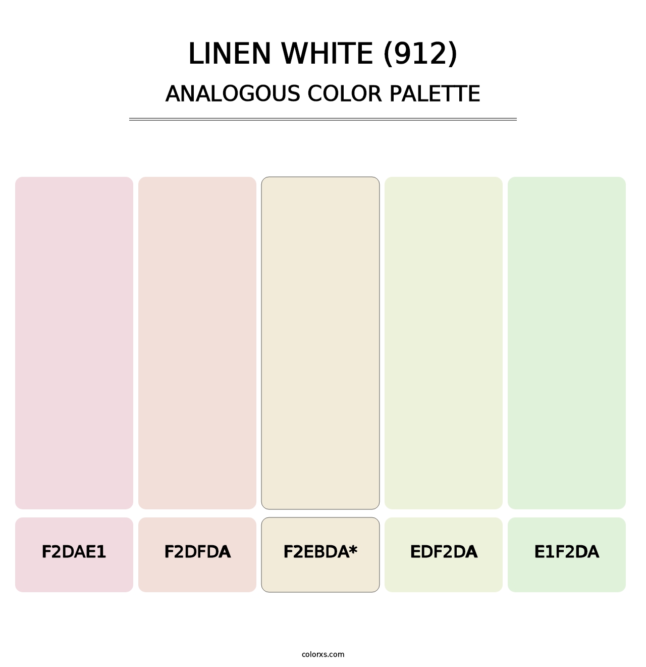 Linen White (912) - Analogous Color Palette